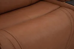 Mor Furniture Reclining Sectionals|Sectionals|Max 6 Piece 2 Power Sectional In Aline Timber Leather