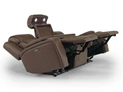 Mor Furniture Reclining Sofas|Sofas|Max 2 Power Sofa In Aline Butternut Leather