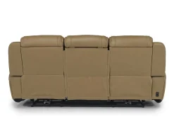 Mor Furniture Reclining Sofas|Sofas|Max 2 Power Sofa In Aline Butternut Leather