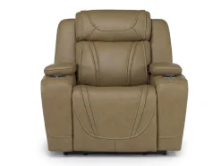 Mor Furniture Recliners|Max Power Recliner In Aline Butternut Leather