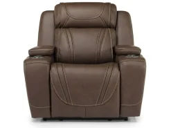 Mor Furniture Recliners|Max Power Recliner In Aline Butternut Leather
