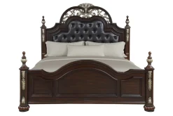 Mor Furniture Upholstered Beds|Beds|Maximus Upholstered Panel Bed In Madeira, Queen