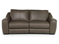 Mor Furniture Reclining Loveseats|Reclining Sofas|Mayflower 2 Power Loveseat In Seville Umber Leather