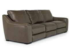 Mor Furniture Reclining Sofas|Sofas|Mayflower 2 Power Sofa In Seville Umber Leather
