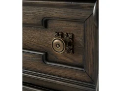 Mor Furniture Bedroom Sets|Maylee Upholstered Panel Bed, Dresser, Mirror & Nightstand In Dark Brown, Queen