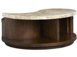 Mor Furniture Coffee Tables|Mcpherson Round Coffee Table In Burnt Umber