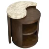 Mor Furniture Sofa & End Tables|Mcpherson Round End Table In Burnt Umber