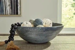 Mor Furniture Trays & Boxes|Meadie Bowl In Distressed White