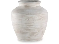 Mor Furniture Vases|Meadie Tall Vase In Distressed White