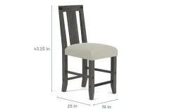 Mor Furniture Counter Height Stools|Barstools|Meadow Counter Height Stool In Gray