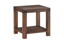 Mor Furniture Sofa & End Tables|Meadow End Table In Brick Brown
