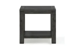 Mor Furniture Sofa & End Tables|Meadow End Table In Brick Brown