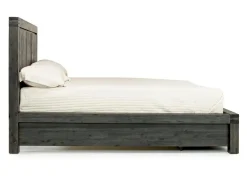 Mor Furniture Beds|Meadow Panel Bed W/ Storage In Brown, Full