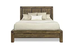 Mor Furniture Bedroom Sets|Meadow Panel Storage Bed, Dresser, Mirror & Nightstand In Gray, Full