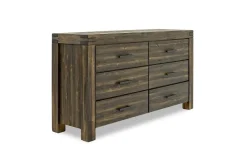 Mor Furniture Bedroom Sets|Meadow Panel Storage Bed, Dresser, Mirror & Nightstand In Gray, Full