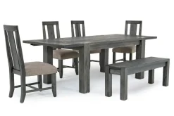 Mor Furniture Dining Chairs|Meadow Side Chair In Brown, Upholstered