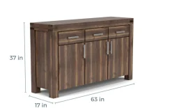 Mor Furniture Sideboards, Buffets & Hutches|Meadow Sideboard In Brown