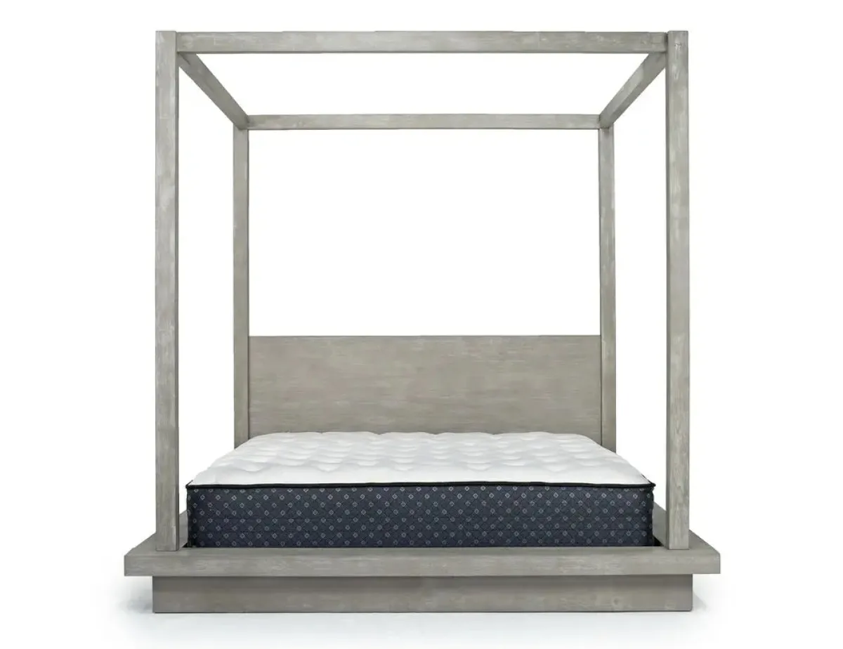 Mor Furniture Bedroom Sets|Melbourne Canopy Bed, Dresser, Mirror, Nightstand In Brown Mel, Queen