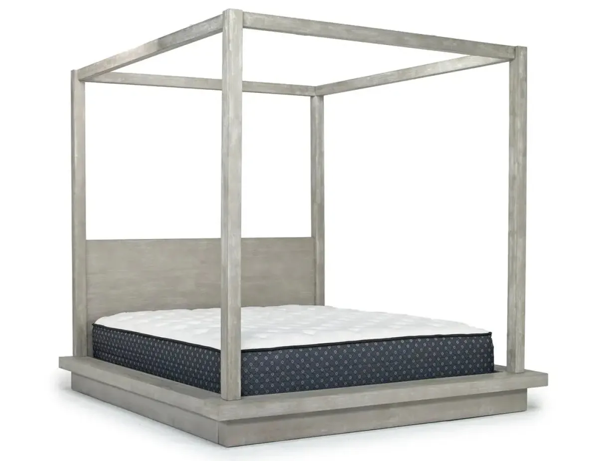 Mor Furniture Bedroom Sets|Melbourne Canopy Bed, Dresser, Mirror, Nightstand In Brown Mel, Queen