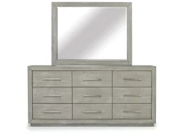 Mor Furniture Bedroom Sets|Melbourne Canopy Bed, Dresser, Mirror, Nightstand In Brown Mel, Queen