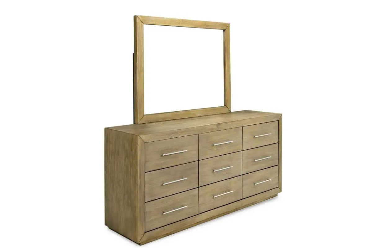 Mor Furniture Bedroom Sets|Melbourne Canopy Bed, Dresser, Mirror, Nightstand In Brown Mel, Queen