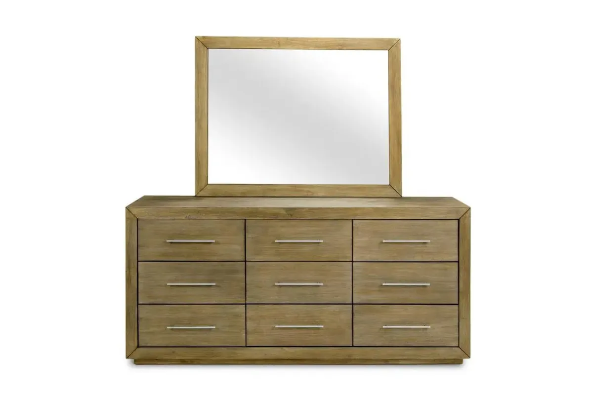 Mor Furniture Bedroom Sets|Melbourne Canopy Bed, Dresser, Mirror, Nightstand In Brown Mel, Queen