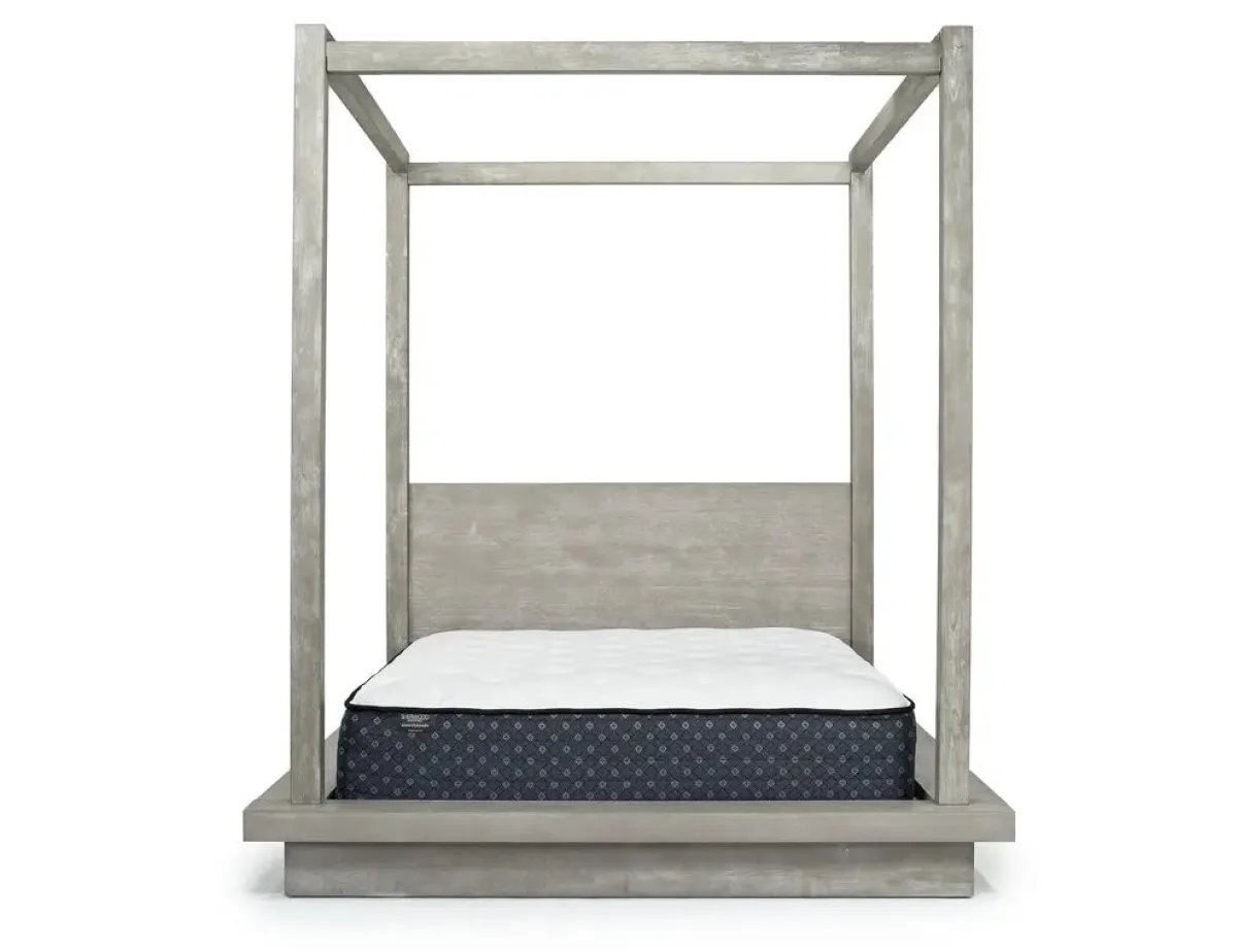 Mor Furniture Bedroom Sets|Melbourne Canopy Bed, Dresser, Mirror, Nightstand In Brown Mel, Queen