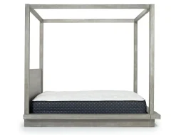 Mor Furniture Beds|Melbourne Canopy Bed In Mineral, Queen