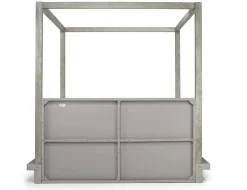 Mor Furniture Beds|Melbourne Canopy Bed In Mineral, Queen