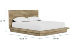 Mor Furniture Bedroom Sets|Melbourne Panel Bed, Dresser, Mirror & Nightstand In Brown Mel, Full