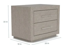 Mor Furniture Bedroom Sets|Melbourne Panel Bed, Dresser, Mirror & Nightstand In Brown Mel, Full