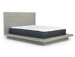 Mor Furniture Beds|Melbourne Panel Bed In Mineral, Full