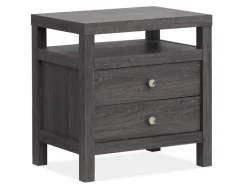 Mor Furniture Bedroom Sets|Merrifield Panel Bed, Dresser, Mirror & Nightstand In Pecan Sandy, Twin