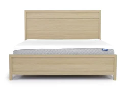 Mor Furniture Bedroom Sets|Merrifield Panel Bed, Dresser, Mirror & Nightstand In Pecan Sandy, Twin