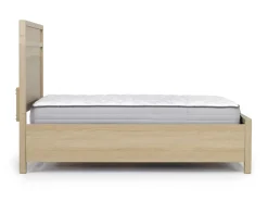 Mor Furniture Beds|Merrifield Panel Bed In Pecan Sandy, Twin