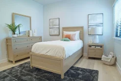 Mor Furniture Beds|Merrifield Panel Bed In Pecan Sandy, Twin
