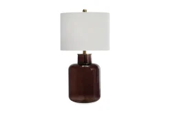 Mor Furniture Shop All Lighting & Lamps|Office Lighting|Mette Table Lamp In Brown/Gold Finish