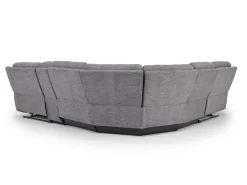 Mor Furniture Reclining Sectionals|Sectionals|Mia 6 Piece Reclining Sectional In Gray