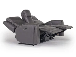 Mor Furniture Reclining Loveseats|Loveseats|Mia 2 Power Console Loveseat In Gray