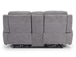 Mor Furniture Reclining Loveseats|Loveseats|Mia 2 Power Console Loveseat In Gray
