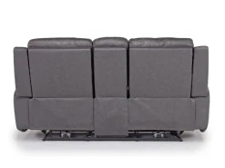 Mor Furniture Reclining Loveseats|Loveseats|Mia 2 Power Console Loveseat In Gray