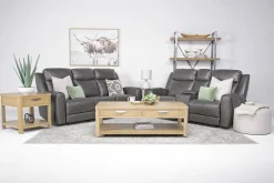 Mor Furniture Reclining Sofas|Sofas|Mia 2 Power Sofa In Gray