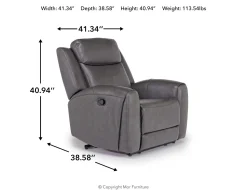 Mor Furniture Recliners|Mia Recliner In Gray
