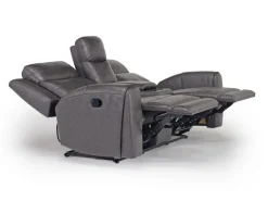 Mor Furniture Reclining Sofas|Loveseats|Mia Reclining Console Loveseat In Gray