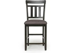 Mor Furniture Seating For 6|Counter Height Dining Sets|Miami Adjustable Dining Table, 4 Stools & Bench In Gray