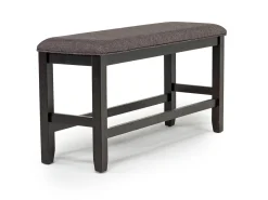 Mor Furniture Seating For 6|Counter Height Dining Sets|Miami Adjustable Dining Table, 4 Stools & Bench In Gray