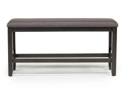 Mor Furniture Seating For 6|Counter Height Dining Sets|Miami Adjustable Dining Table, 4 Stools & Bench In Gray