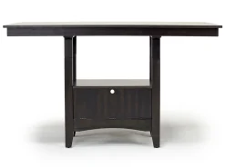 Mor Furniture Seating For 6|Counter Height Dining Sets|Miami Adjustable Dining Table, 4 Stools & Bench In Gray