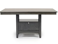 Mor Furniture Seating For 4|Dining Room Sets|Miami Adjustable Dining Table & 4 Chairs In Gray