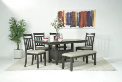 Mor Furniture Dining Tables|Miami Adjustable Dining Table In Gray